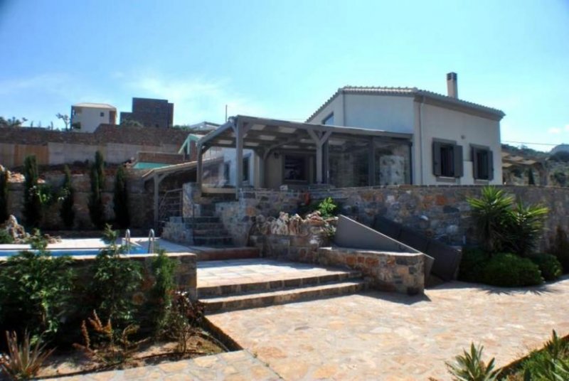 Schisma Eloundas Luxuriöse neue Villa mit Blick auf die Insel Spinalonga Haus kaufen